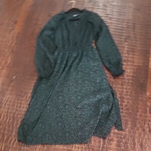 EUC Gap Green And Black Dress